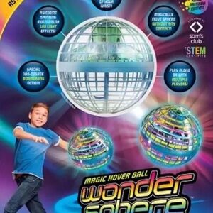Wonder Sphere Magic Hover Ball Rainbow Edition with LED Lights